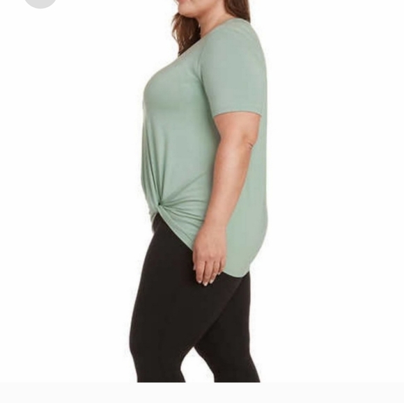 Women's Blouse Matty M Ladies' Twist Knot Top - Picture 2 of 5